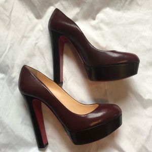 Christian Lou Boutin Bibi leather platforms